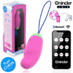 ONINDER CUTE - UOVO IN SILICONE VIBRANTE-ROTANTE A 360° PER AMARE IL PIACERE - APP GLOBALE GRATUITA