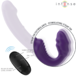 INTENSE - JILL DOPPIO VIBRATORE 20 CM VIOLA TELECOMANDO - immagine 4