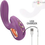 INTENSE - LALI VIBRATORE MULTIFUNZIONE PUNTO G TAPPING & THRUST & VIBRATION VIOLA - immagine 7