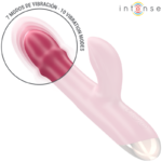 INTENSE - CHLOE VIBRATORE MULTIFUNZIONE 3 IN 1 ROSSO - immagine 5