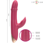 INTENSE - CHLOE VIBRATORE MULTIFUNZIONE 3 IN 1 ROSSO - immagine 6